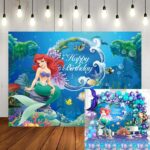 🧜‍♀️ ¡Descubre la magia marina con nuestro increíble 🌊 Banner de la Sirenita! ¡Dale un toque encantador a tus fiestas y eventos con esta adorable decoración! 🐠🎉
